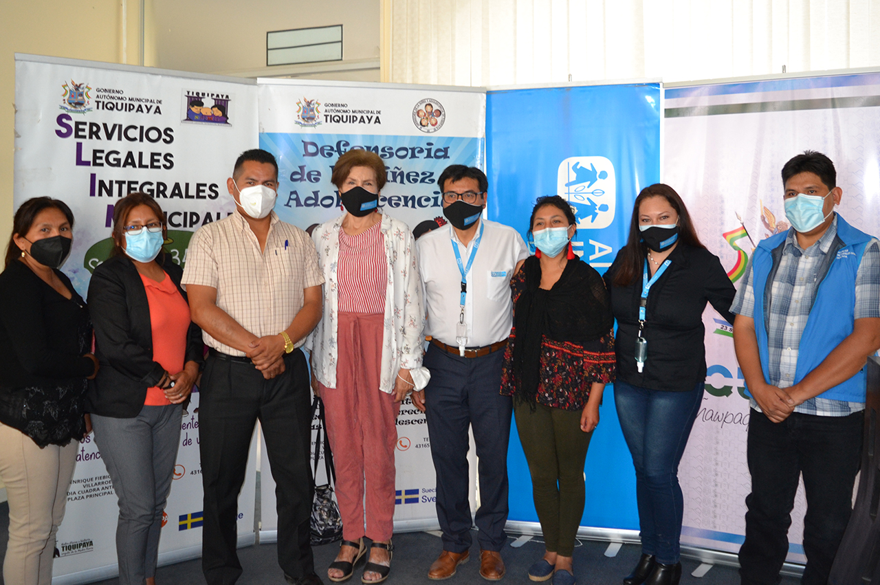 Convenio interinstitucional entre Gobierno Autónomo Municipal de Tiquipaya y Aldeas Infantiles SOS