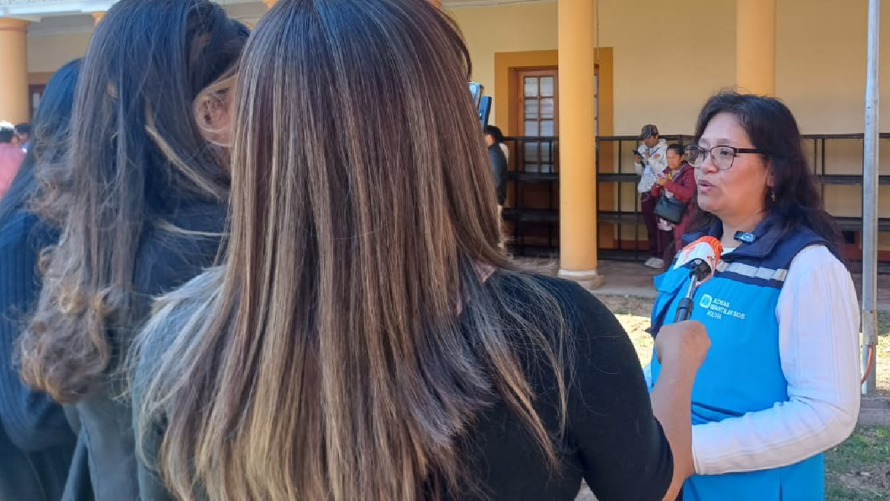 Medios de comunicación de Sucre difundiendo la alianza por la niñez.