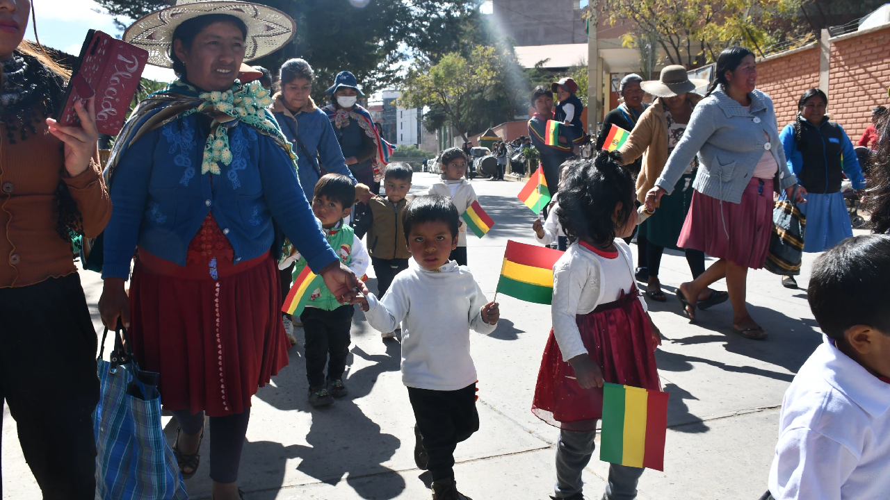 Sala Nidito al finalizar el desfile