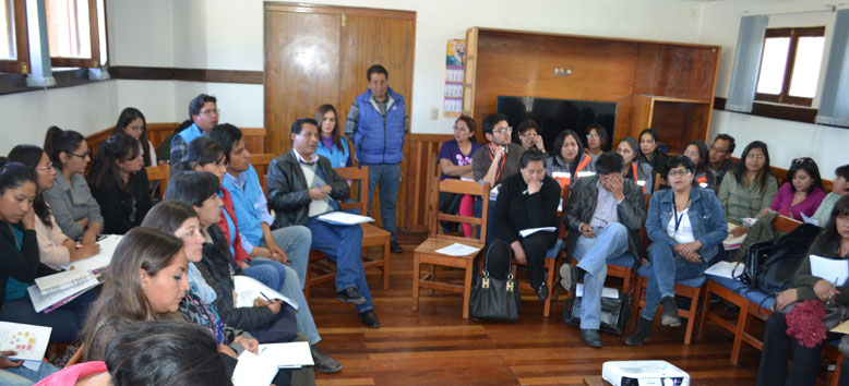 se convocó a todos los técnicos de las Defensorías de la Niñez, Servicio Departamental de Gestión Social y los jueces de la niñez y adolescencia