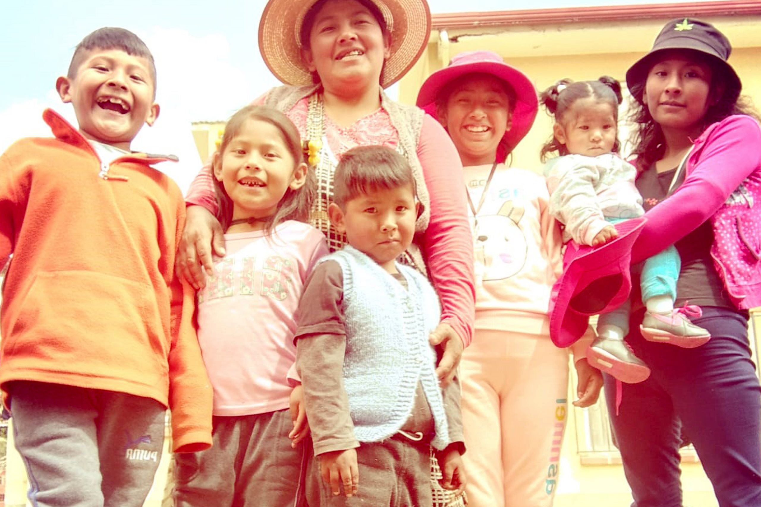 Victoria y su familia