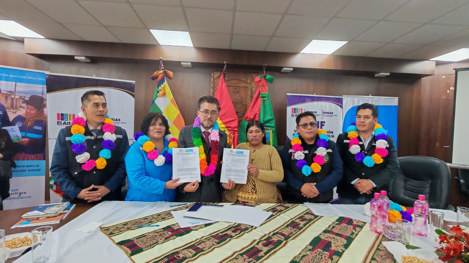 Familias participantes del Servicio de Prevención del Abandono en El Alto