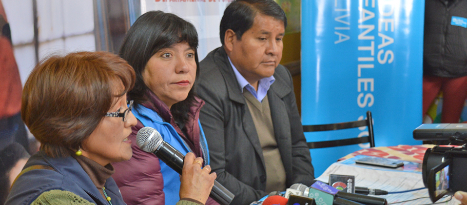 Conferencia de prensa con aliados para la presentación del Programa de Líderes