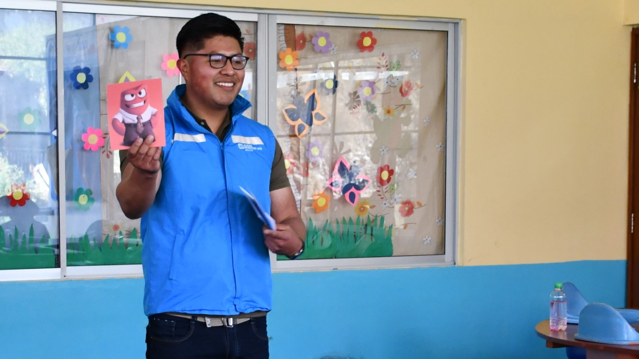 Participantes durante las sesiones de capacitación