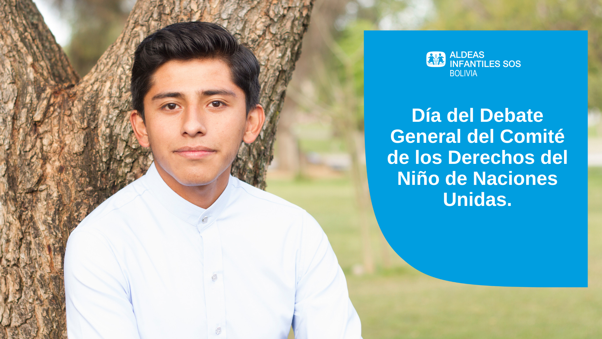 Mario Bustios, un joven participante del programa Cochabamba de Aldeas Infantiles SOS