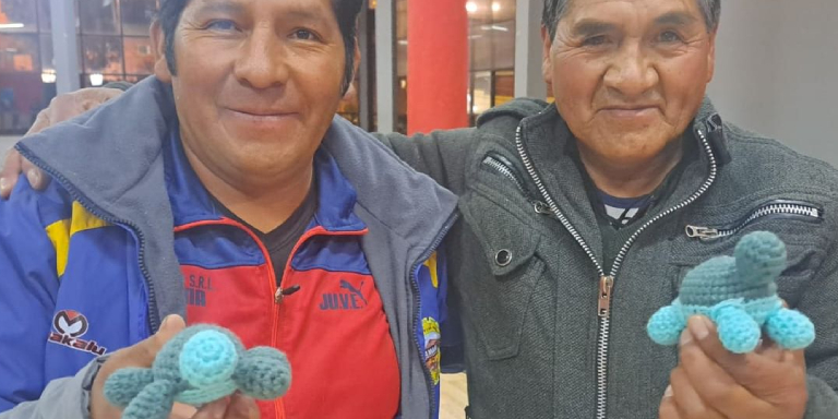 Dirigentes vecinales del municipio de Potosí se suman a la campaña y activan su modo protector